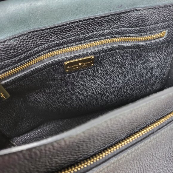 Salvatore Ferragamo Black Leather Satchel - Picture 7 of 15